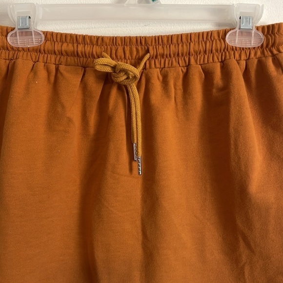 NWT Minimalist Terry Skirt Boutique Mini XS Venus French Camel Yellow Casual - Picture 5 of 12